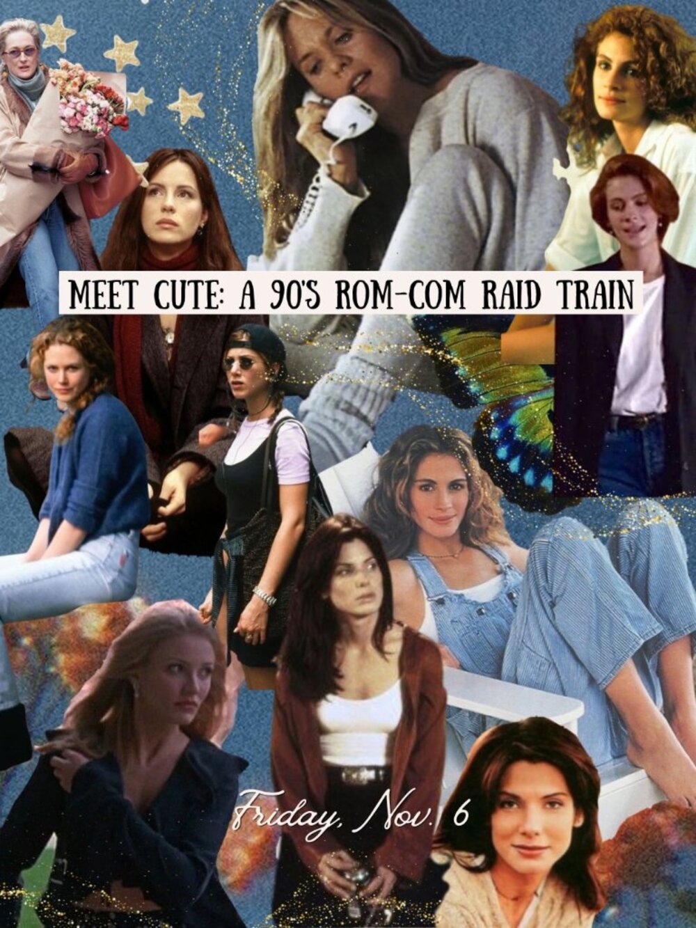 Fri. 11/6 Meet Cute: A 90’s Rom-Com Raid Train
